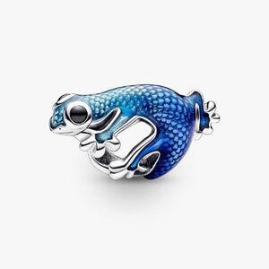 Pandora Metallic Blue Gecko Charm